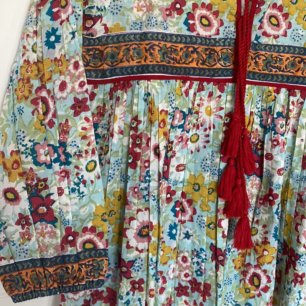 Brand new hand block dress. Petite small - Picture 3 of 6